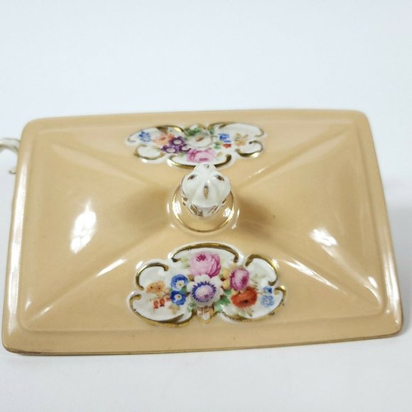 Vintage St Regis Porcelain Trinket Covered Dish - Picture 9 of 12